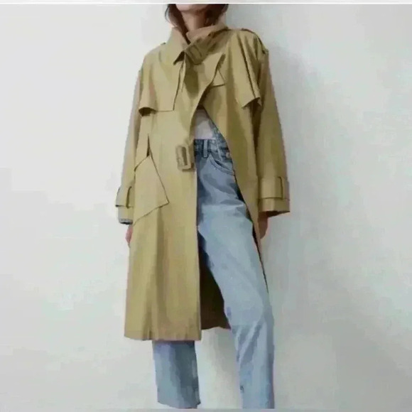 🔥🔥🔥Zara double breasted oversized trench coat - Picture 1 of 8